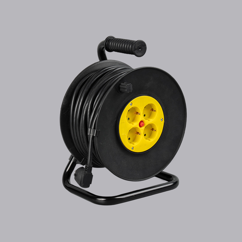 G4R-50 Duits type ijzeren frame, 50 m kabelhaspel